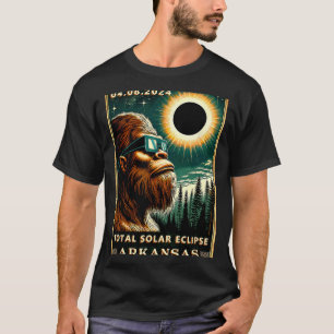 T-shirt Total Éclipse Solaire Arkansas - Eclipse Bigfoot G