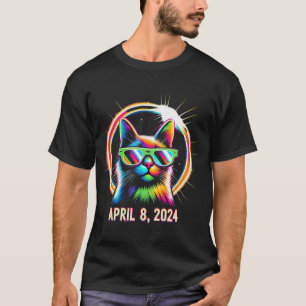 T-shirt Total Éclipse Solaire Avril 08 2024 Cool Chat Sola