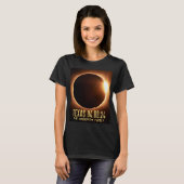 T-shirt Total Eclipse Texas 2024 Personnalisé (Devant entier)