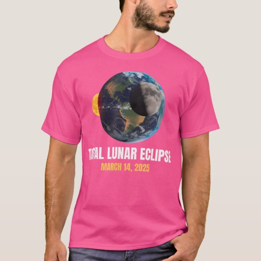 T-shirt Total Lunar Eclipse 2025 Blood Moon March 14 Eclip (Devant)