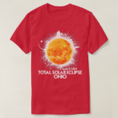 T-shirt Total OHIO 2024 Total Éclipse Solaire (Design devant)
