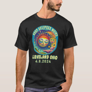T-SHIRT TOTAL SOLAIRE ECLIPSE 2024 CLEVELAND OH