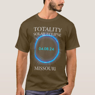 T-shirt Total Solaire Eclipse 2024 Missouri 040824 Astrono