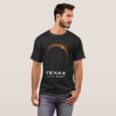 T-shirt Total Solaire Eclipse 2024 Texas (Devant entier)