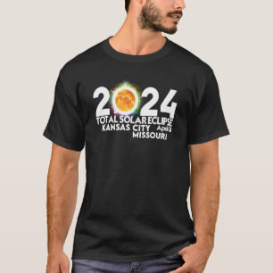T-shirt Total Solaire Eclipse Kansas City Missouri 8 avril