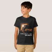 T-shirt Total Solaire Eclipse Médina Ohio (Devant entier)