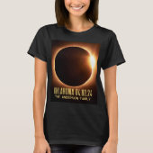 T-shirt Total Solaire Eclipse Oklahoma 2024 Personnalisé (Devant)