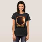 T-shirt Total Solaire Eclipse Oklahoma 2024 Personnalisé (Devant entier)