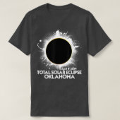 T-shirt Total Solaire Eclipse Oklahoma 2024 Totalité Améri (Design devant)