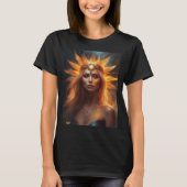 T-shirt Total Solaire Eclipse Sun Queen Ajouter un texte o (Devant)