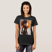 T-shirt Total Solaire Eclipse Sun Warrior Ajouter un texte (Devant entier)