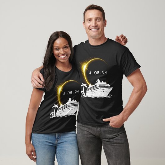 T-shirt Total Solar Eclipse 2024 Cruise Ship (Unisexe)