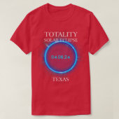 T-shirt Total Solar Eclipse 2024 exas 04 (Design devant)