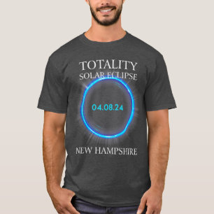 T-shirt Total Solar Eclipse 2024 New Hampshire Astronomy L