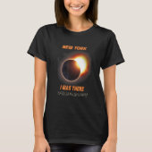 T-shirt Total Solar Eclipse 2024 New York (Devant)
