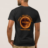 T-shirt Total Solar Eclipse 2026 (Dos)