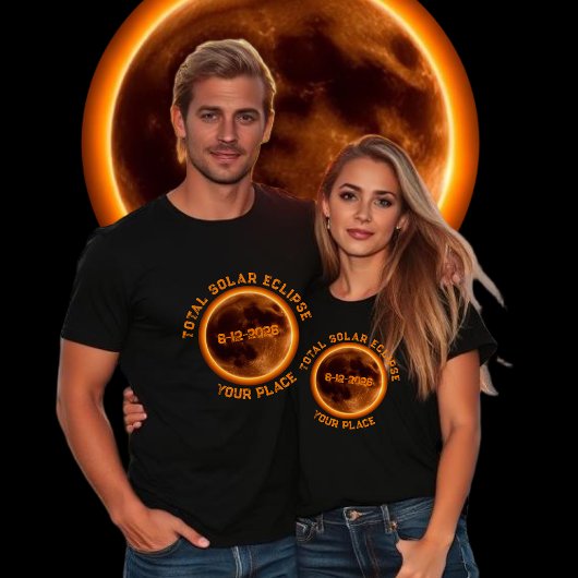 T-shirt Total Solar Eclipse 2026