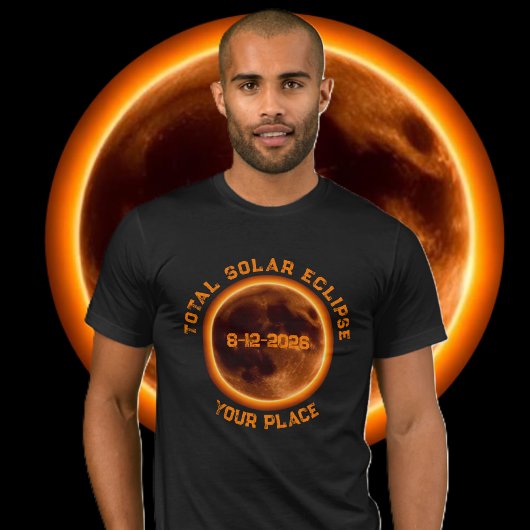 T-shirt Total Solar Eclipse 2026