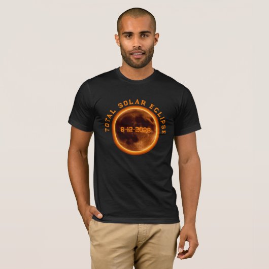 T-shirt Total Solar Eclipse 2026 (Devant entier)