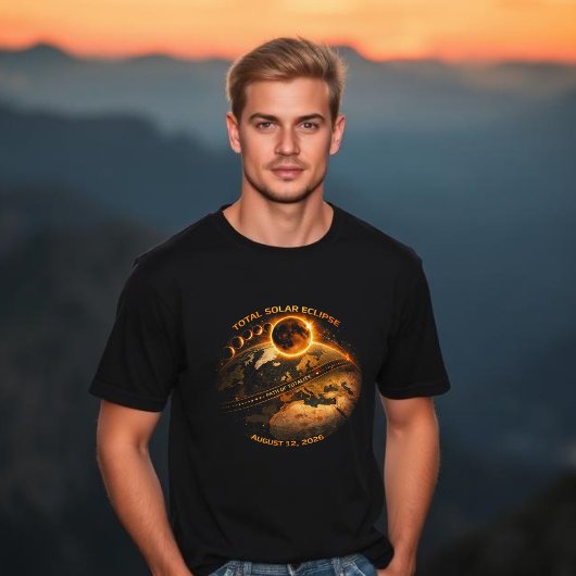 T-shirt Total Solar Eclipse 2026- Path of Totality