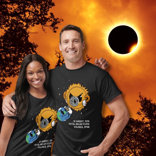 T-shirt Total Solar Eclipse 2026 Spain Photobomb