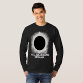 T-shirt Total Solar Eclipse Indiana 2024 American Totality (Devant entier)
