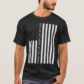 T-shirt Total Solar Eclipse US American Flag 04.08.2024 (Devant)