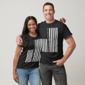 T-shirt Total Solar Eclipse US American Flag 04.08.2024 (Unisexe)