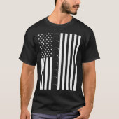 T-shirt Total Solar Eclipse US American Flag 04.08.2024 À (Devant)