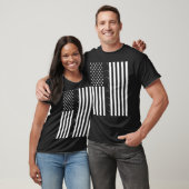 T-shirt Total Solar Eclipse US American Flag 04.08.2024 À (Unisexe)