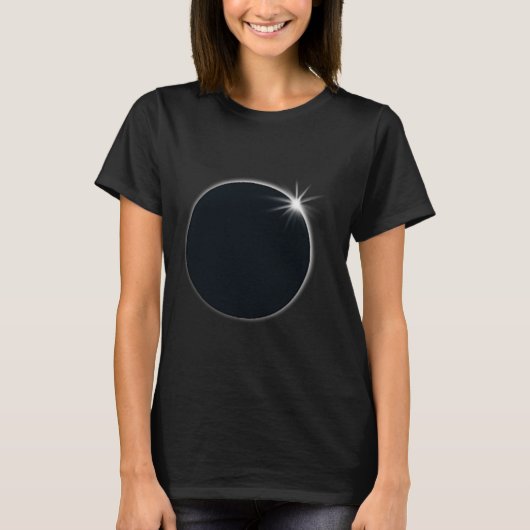 T-shirt Total Solar Eclipse US American Flag Totalité 04,0 (Devant)