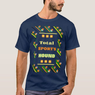 T-shirt Total Sport's Hound Citation Colorful Abstrait