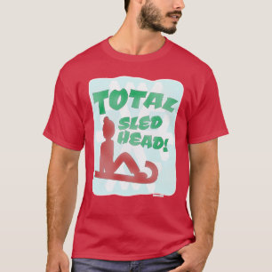 T-shirt Total Tête de traîneau drôle Logo de vacances Slog