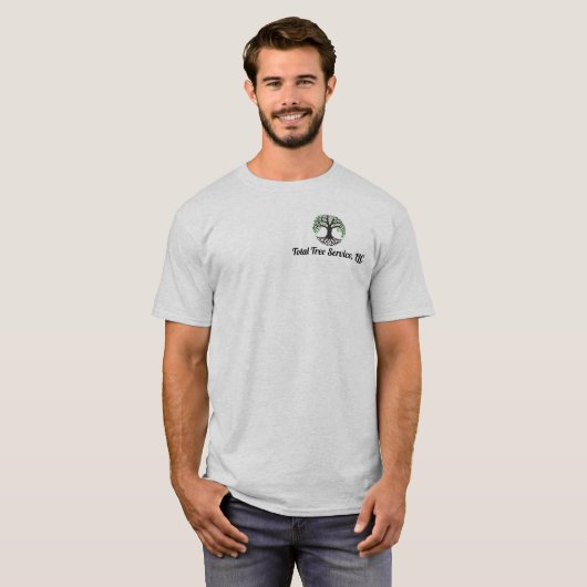 T-shirt Total Tree Service LLC (Devant entier)