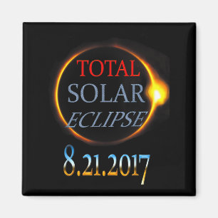 T-shirt Totale Zonsverduistering 2017 Magneet