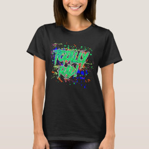 T-shirt Totalement Rad 80's Paint Splash Cute Creatives