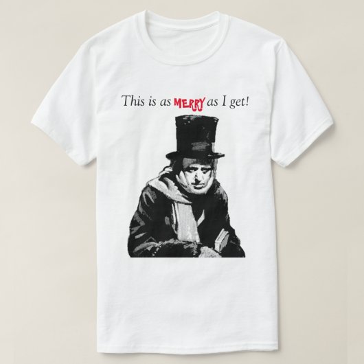 T-Shirt Totalement Scrooged (Design devant)