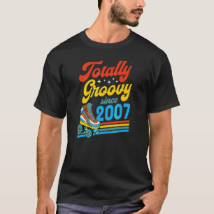 T-shirt Totalement Super depuis 2007 Retro Roller Skate Bi