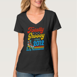 T-shirt Totalement Super depuis 2012 Retro Roller Skate Bi