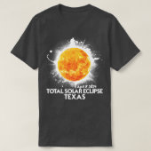 T-shirt Totalité TEXAS 2024 Total Solaire Eclipse Amérique (Design devant)