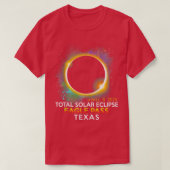 T-shirt Totalité Total Éclipse Solaire 8 avril 2024 Aigle  (Design devant)
