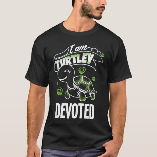 T-shirt Totally Awesome Turtley Devoted (Devant)