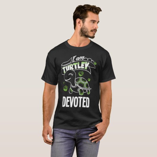 T-shirt Totally Awesome Turtley Devoted (Devant entier)
