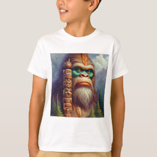 T-shirt Totem amérindien de Bigfoot