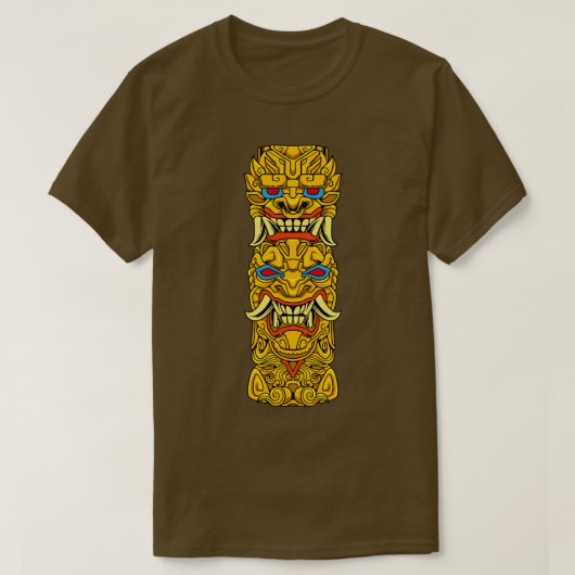 T-shirt totem aztèque (Design devant)