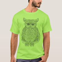 Totem inspiré d'oiseau de hibou