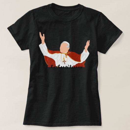 T-shirt Totus Tuus Marian Consecration JPII Pope John Paul (Design devant)