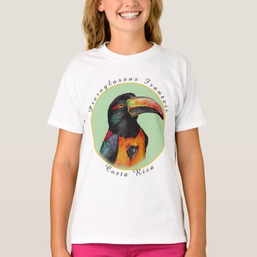 T-shirt Toucan aquarelle (Devant)