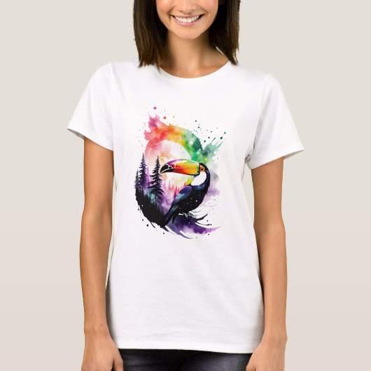 T-shirt Toucan cosmique (Devant)