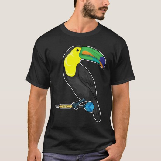 T-shirt Toucan Darts Dart (Devant)